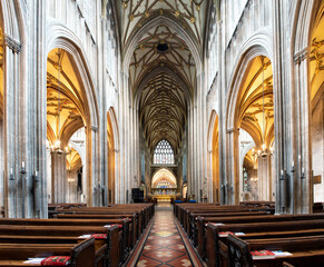 Fototapeta premium Inside St Mary Redcliffe church