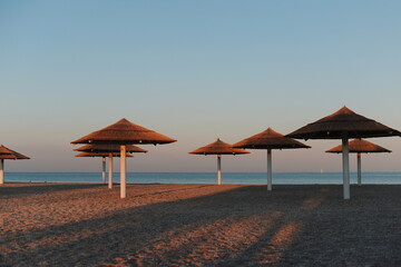 umbrellas on the beach