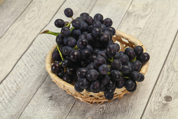 Fresh ripe sweet red grape