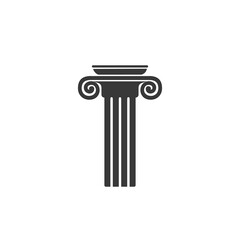 Column Logo vector Template design illustration icon