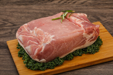 Pork meat piece for cooking