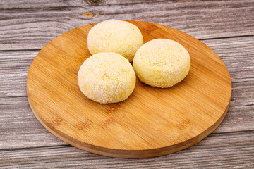Raw potato zrazy for cooking