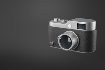 Fototapeta premium 3d rendering of icon camera.