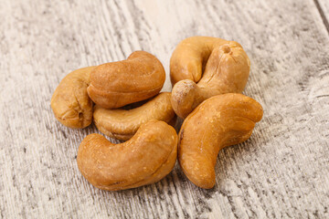 Natural organic Cashew nut heap