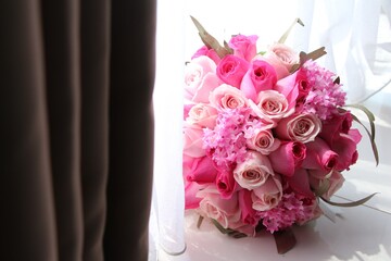 details of flowers bouquet