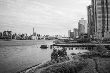 Fototapeta premium city bridge city New York skyline usa 