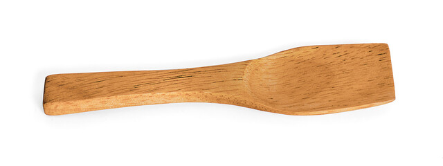 wooden spoon isolated on a white background