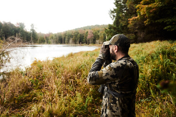 Bow Hunting glassing in the Appalachian Mountains