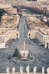 Fototapeta premium Piazza San Pietro | Rome, Italy | Europe Travel Series 