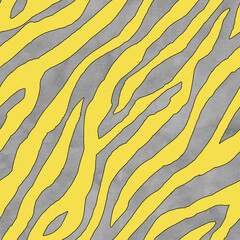 Hand drawn texture in grey and yellow colors of 2021 year