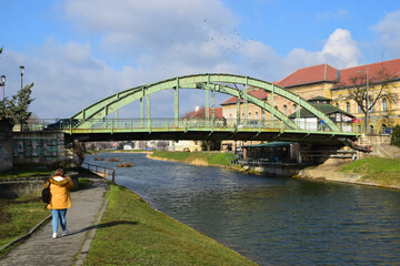 Zrenjanin Serbia is the oldest bridge called Mali most.