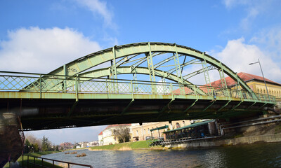 Zrenjanin Serbia is the oldest bridge called Mali most.