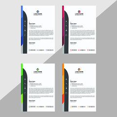 Creative Modern Business Letterhead Design Template