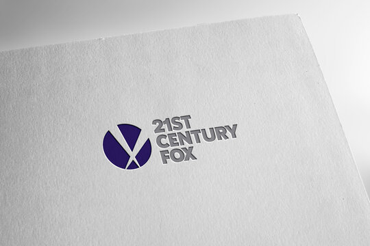 21st Century Fox Logo Editorial Illustrative