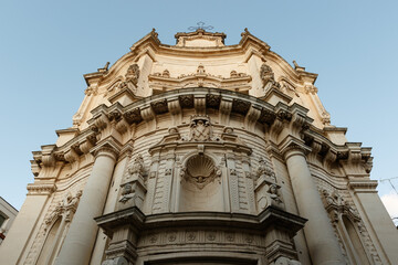 Exterior of the San Matteo Church in Lecce, Apulia, Italy - Europe