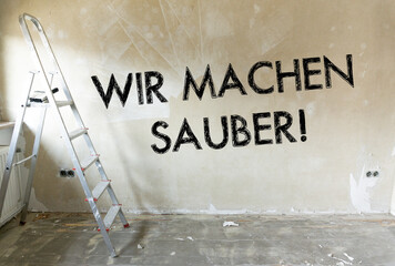 Wir machen Sauber