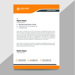 Creative Modern, Business Card, Letterhead Design Template Stationery design, Invoice Design
