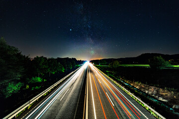 Road direction to the stars