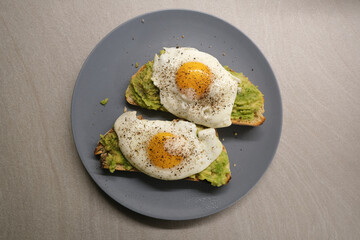 avocado toast for a mid-morning break