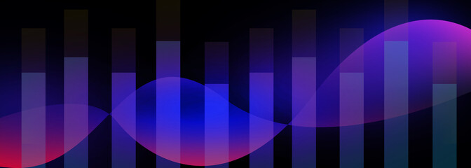 2d rendering Stock market online business concept. business Graph 