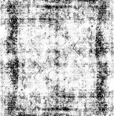 Rough black and white texture vector. Distressed overlay texture. Grunge background. Abstract textured effect. Vector Illustration. Black isolated on white background. EPS10