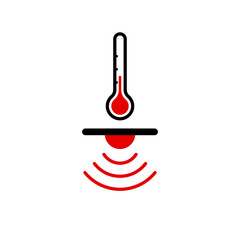 Temperature sensor icon.