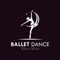 Logo for a ballet or dance studio © Shofyan