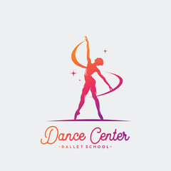 Logo for a ballet or dance studio