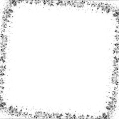 Scratched Frame. Grunge Urban Background Texture Vector. Dust Overlay. Distressed Grainy Grungy Framing Effect. Distressed Backdrop Vector Illustration. EPS 10.