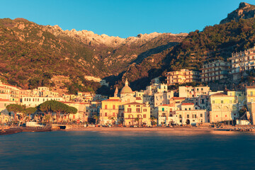 Village of Cetara in Amalfi Coast Italy