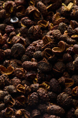 Timut pepper macro close up