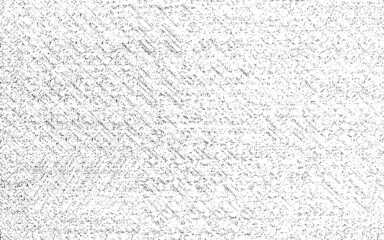 Vector fabric texture. Distressed texture of weaving fabric. Grunge background. Abstract halftone vector illustration. Overlay to create interesting effect and depth. Black isolated on white. EPS10.