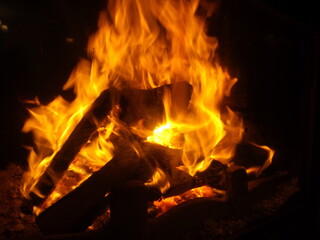 ogień