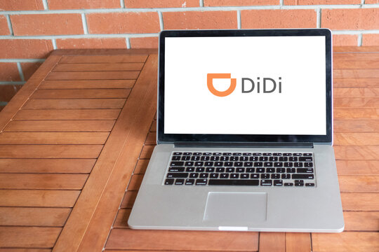 didi logo editorial illustrative, on screen