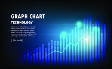 graph candle stick graph chart of stock market investment trading, Bullish point, Bearish point. trend of graph vector 