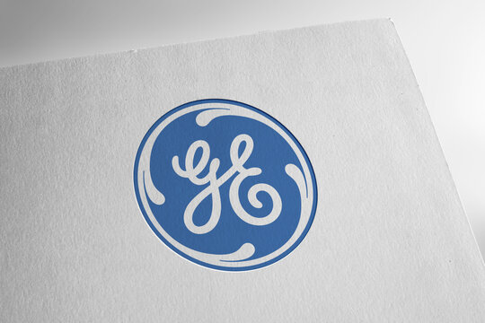 General Electric Logo Editorial Illustrative, On Screen