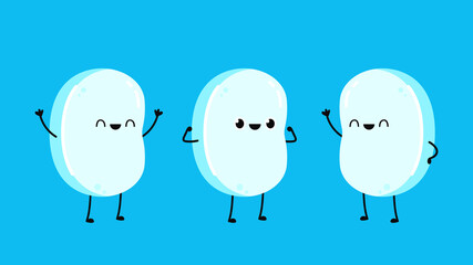 Soap character design. Soap cartoon vector.