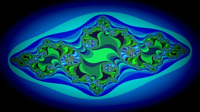 Fractal black holes (blue egg style)