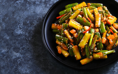 Korean style cucumber kimchi