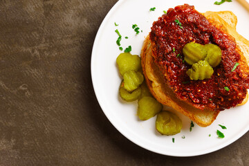 Nashville hot chicken sandwich