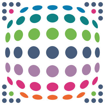 abstract logo design dots 1