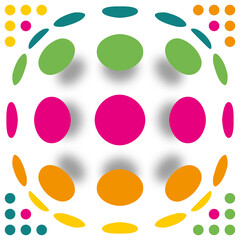 abstract logo design dots 2