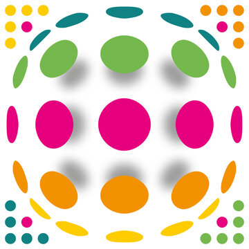 abstract logo design dots 2