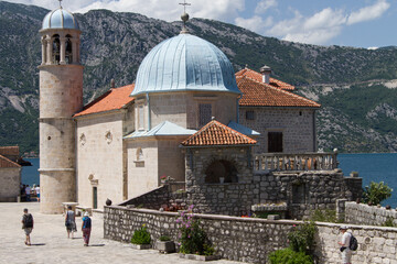 Montenegro Bay of Kotor view of the yacht