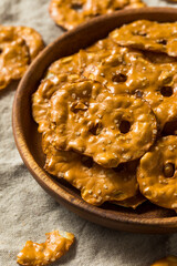 Homemade Salty Pretzel Crisps
