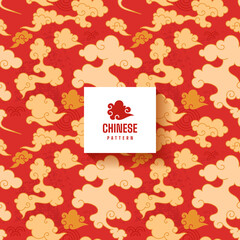 Asian clouds pattern or background