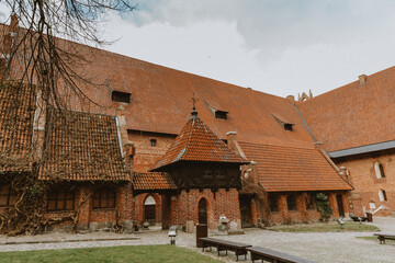Marienburg Castle in Malbork— one of the largest brick castles in the world, which served as the residence of the masters of the Teuton Order