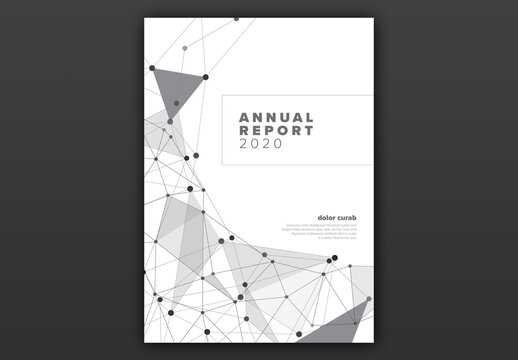 Annual Report Front Cover Page Layout