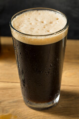 Refreshing Boozy Dark Stout Beer