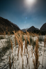 Beautiful landscape of the Fann Mountains